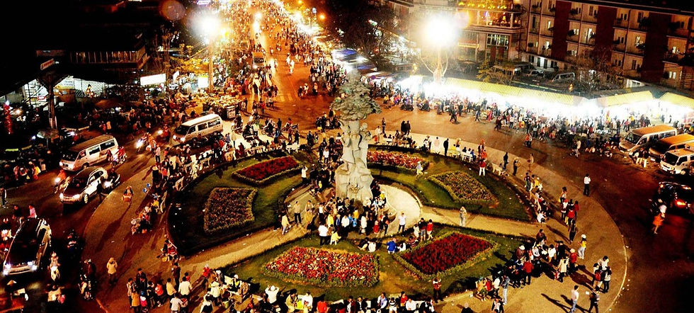 Chợ đêm Đà Lạt. (Ảnh: sưu tầm)