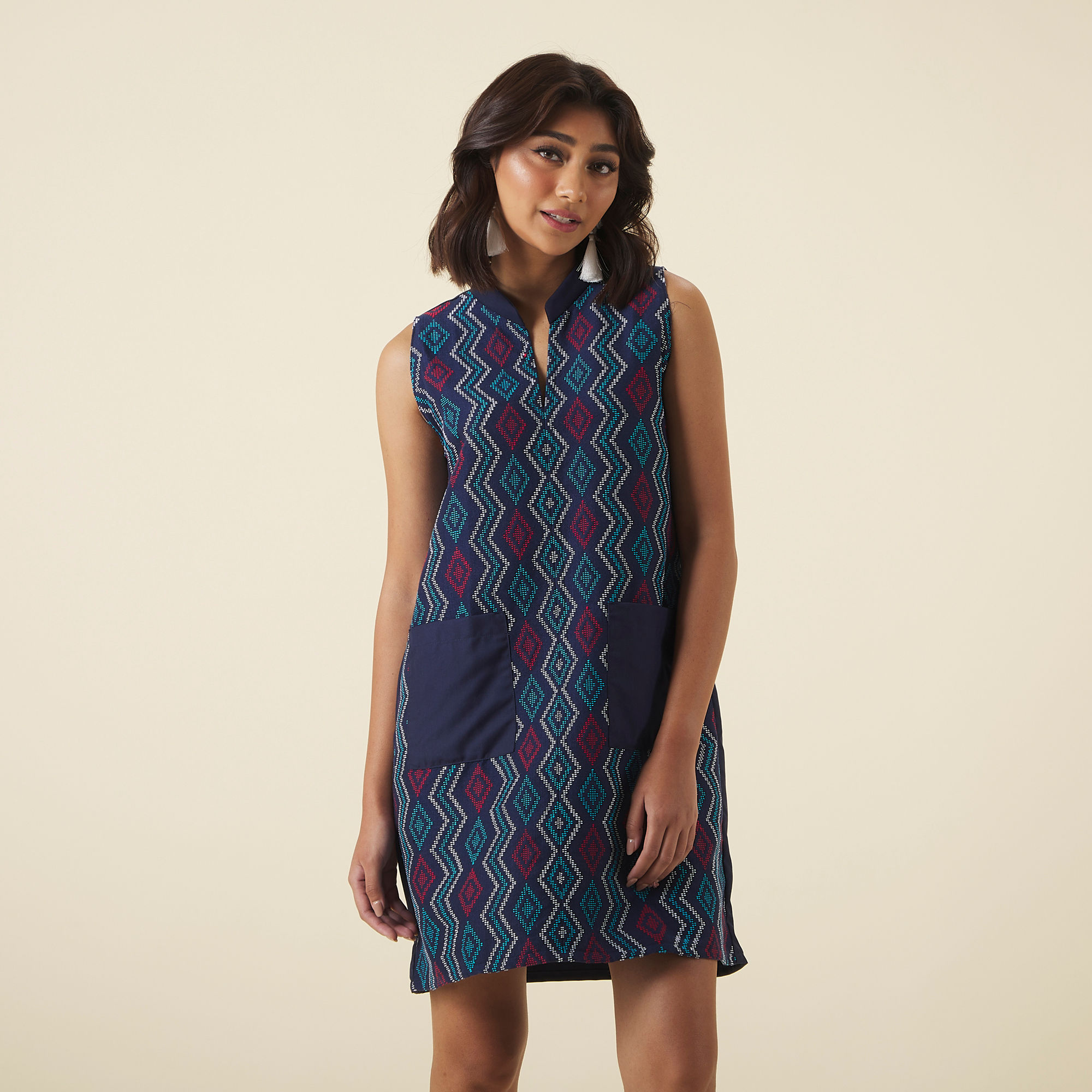 KATRINA DRESS IN MIDNIGHT BLUE