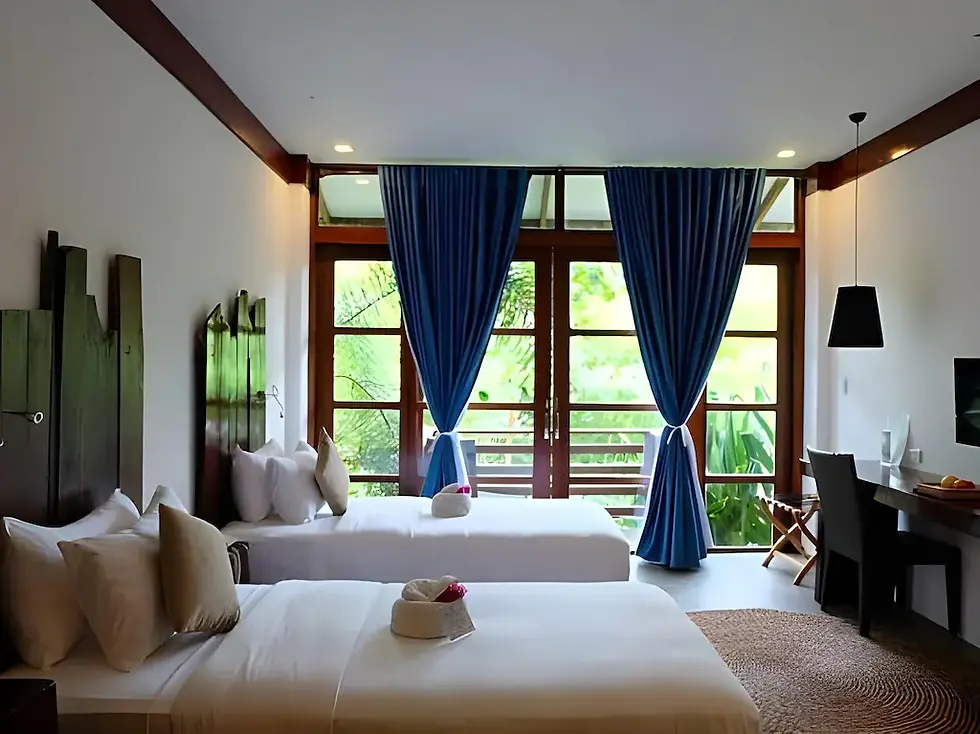 Bleu Resort beachfront in Siargao