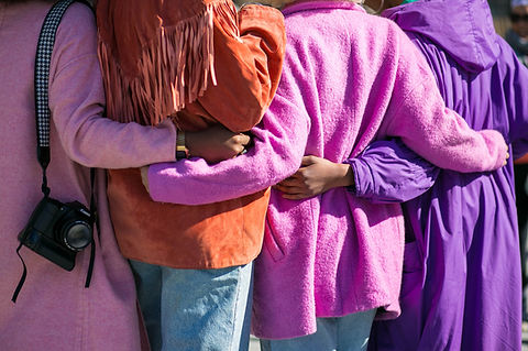 Women Backs Pink Purple Coats.jpg