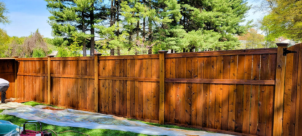 Wood Fence Cleaning, Sealing and Staining
