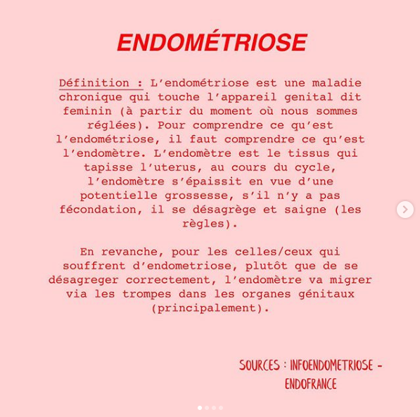 sangsations regles endometriose