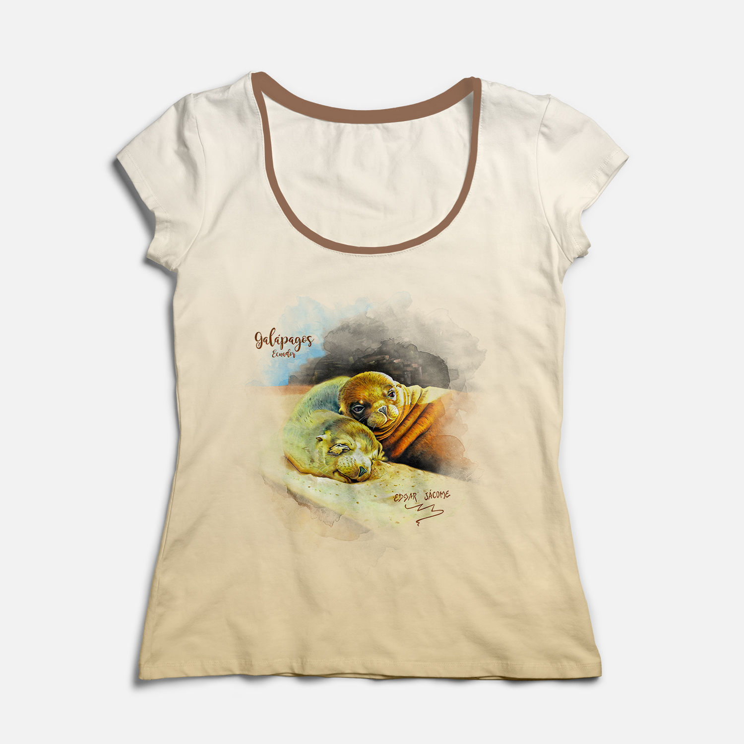 Artist Edition I Edgar Jacome I Round Neck Shirt I Sea Lion