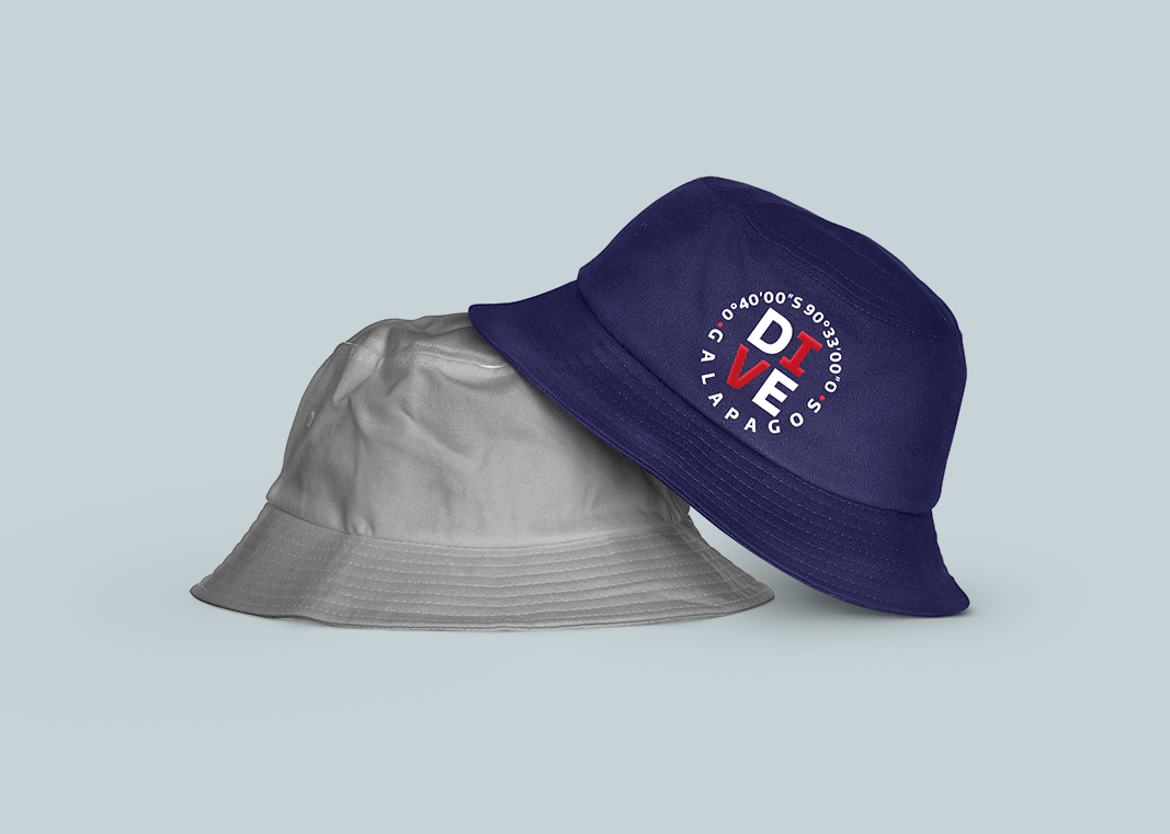 Adult Bucket Hat I Dive Coordinates
