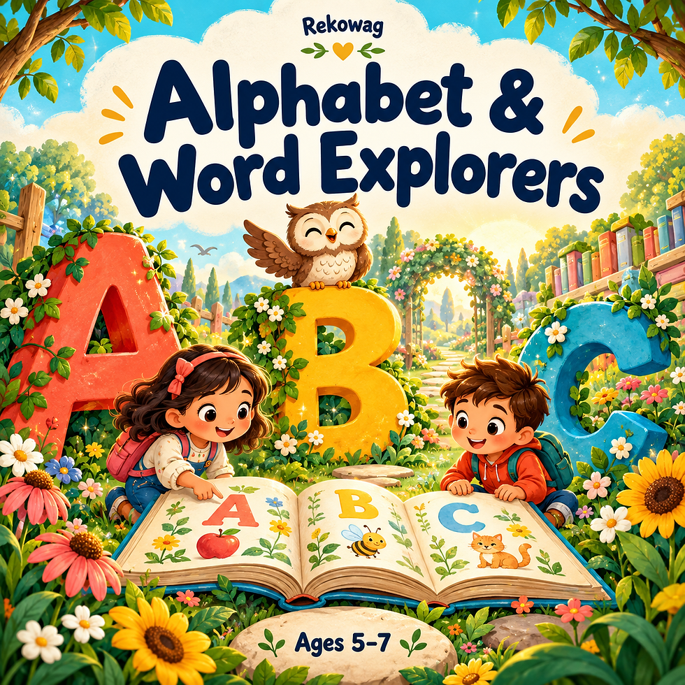 Alphabet & Word Explorers ebook cover