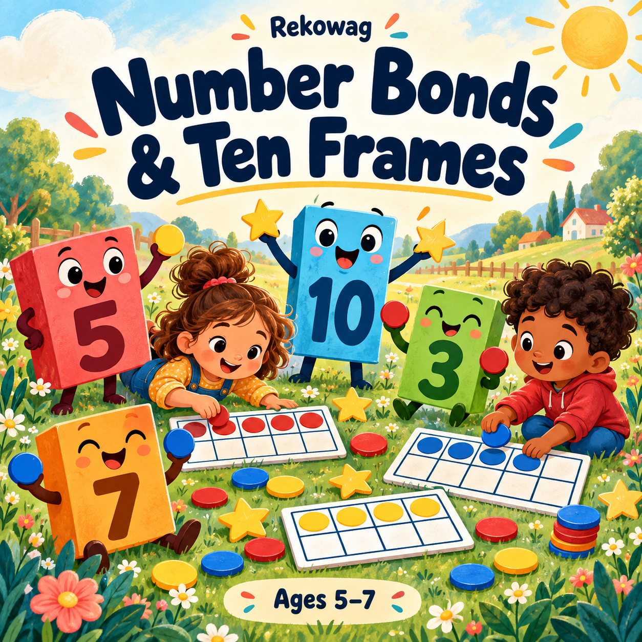 Number Bonds & Ten Frames ebook cover