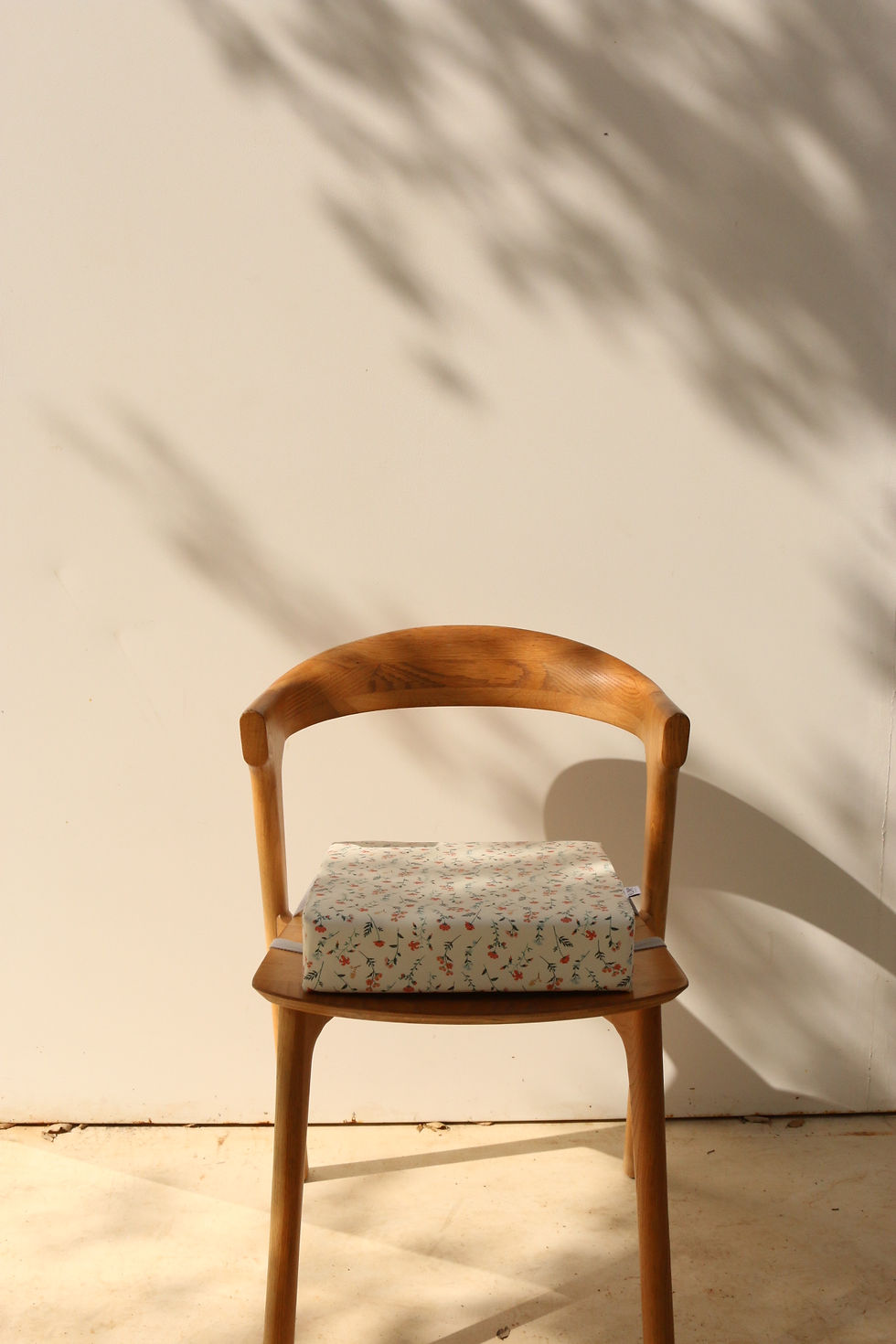 Thumbnail: white floral red green seat booster pad cove baby toddler chair weaning dining foam