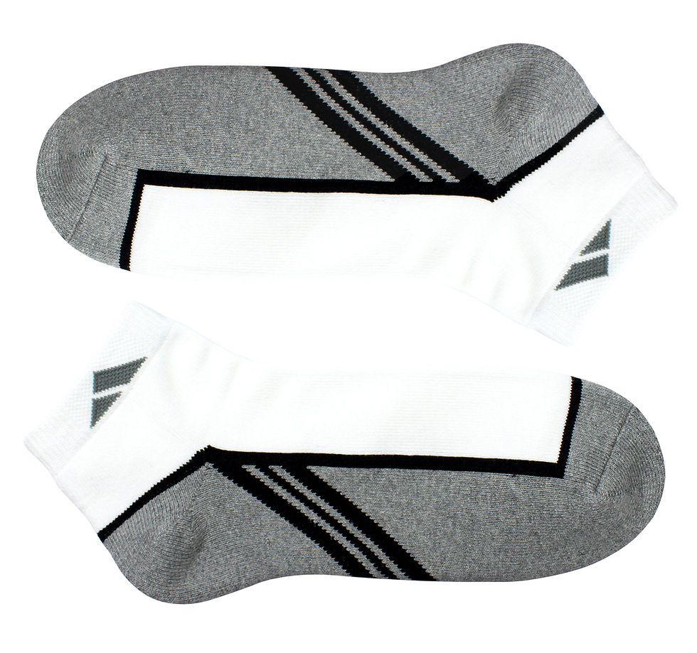 Thumbnail: Men's Cushion Ankle Socks Tri Grey