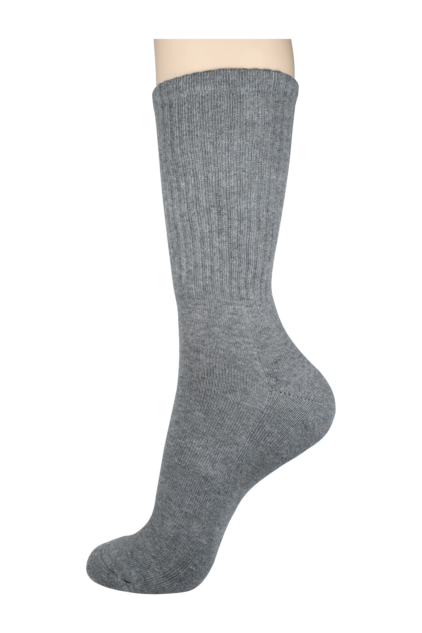 Women's Cushion Long Socks Grey