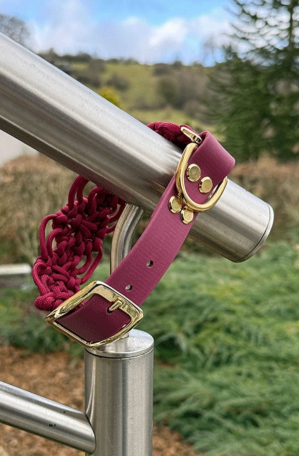 Miniaturbild: Makramee - Paracord Halsband im Boho-Stil