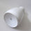 Thumbnail: Vintage Creidlitz Bavarian modernist vase. White porcelain, ice bark lunar