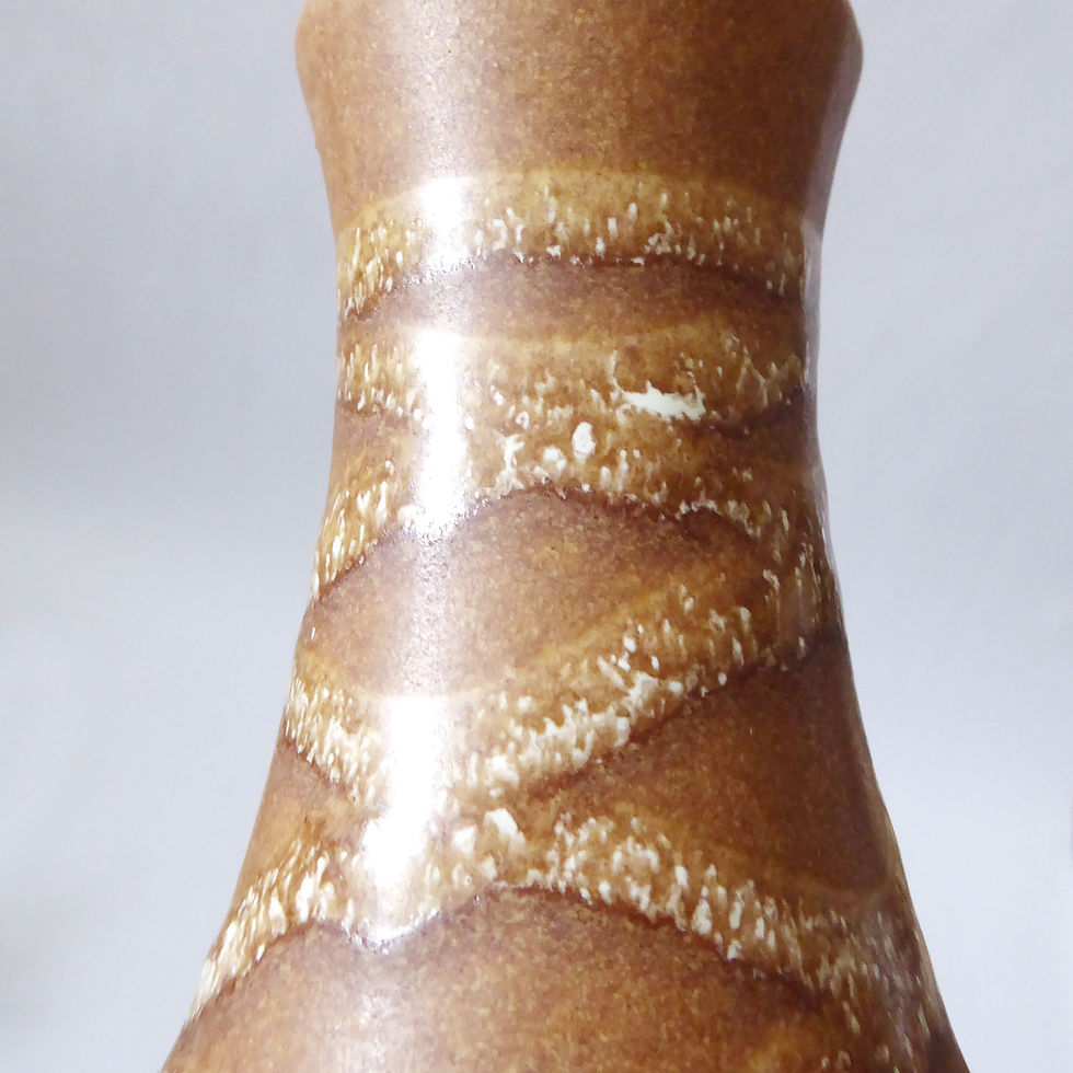 Thumbnail: Vintage Scheurich 209-18 West German pottery vase, Fat Lava era. 1960s/1970s
