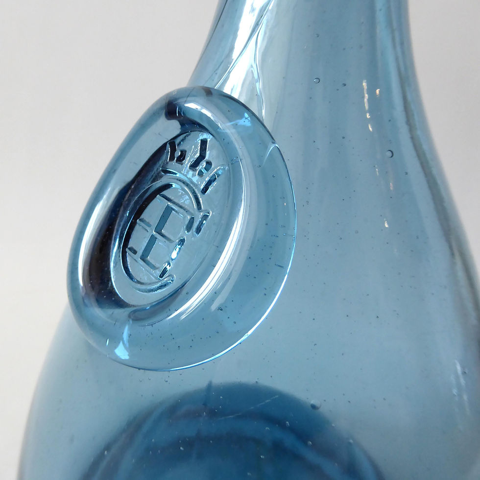 Thumbnail: Holmegaard glass carafe, Ole Winther, Denmark. 1950s 1960s mid century