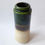Thumbnail: Scheurich 206-26 ceramic vase, deep dark green + cream, brown. West German