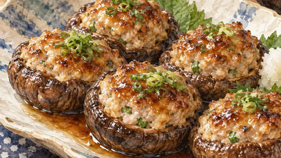 しいたけの肉詰めとの、秋色ペアリング