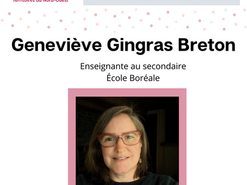 Plein regard sur...Geneviève Gingras Breton