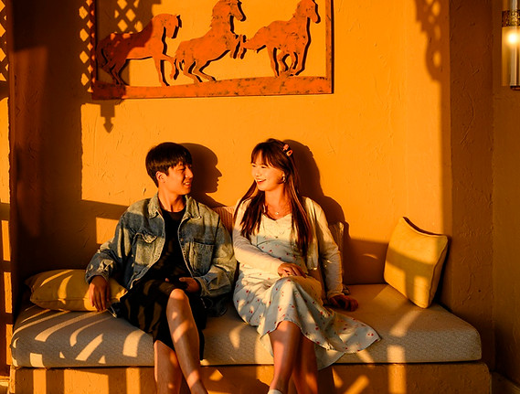 Young Couple Arabia Enjoy Sunset.Edit02.jpg