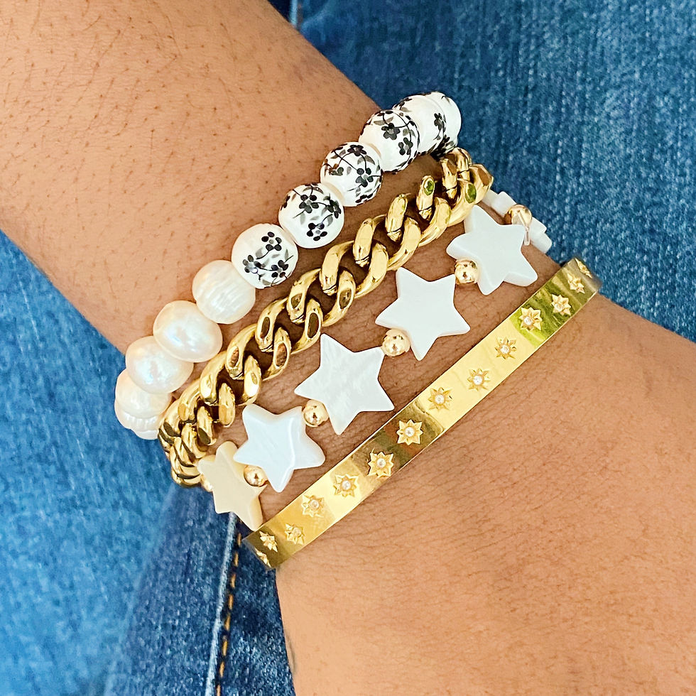Miniatura: Milky Way Open Bangle Bracelet