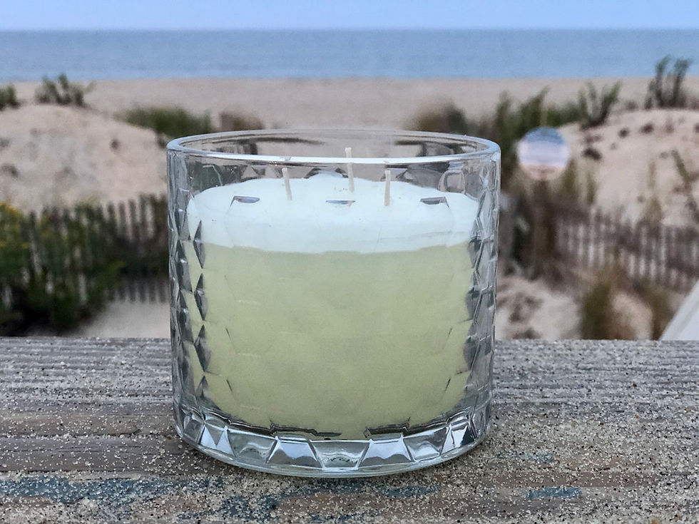 Thumbnail: 18oz Hexagon Cut Glass Jar