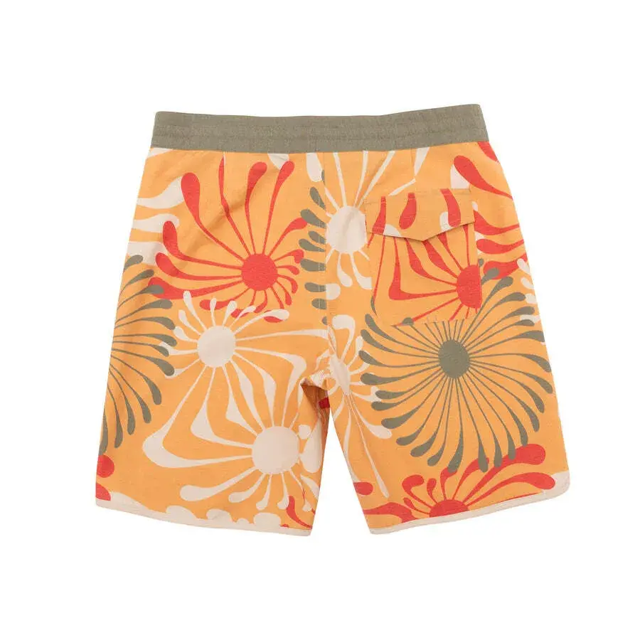 Miniature : Short de bain orange pour homme modèle: Boardshort de Dark Seas vue de dos