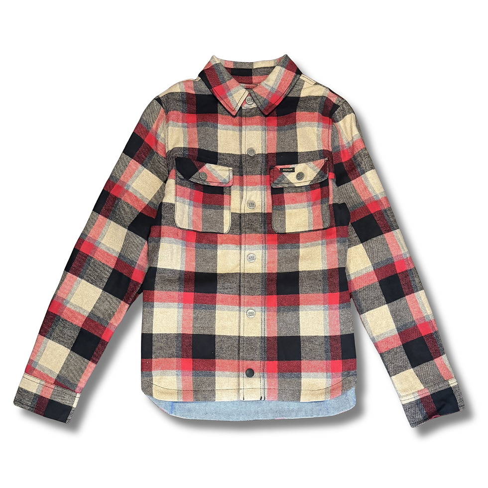 Chemise moto femme - Memphis - mise en situation de face fermée