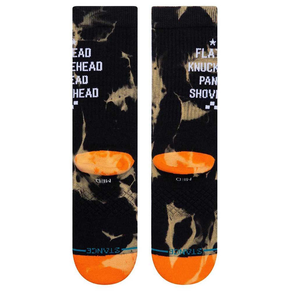 Miniature : Chaussettes mi-mollet noir modèle Harley Flathead de la marque Stance