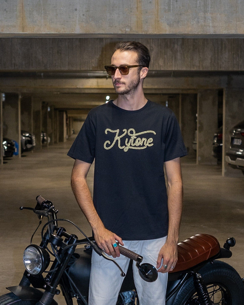 Miniature : T-shirt manches courtes - Rope Black - Kytone