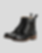 Chaussures en cuir de moto femme noir de la marque The Rokker Company vue légèrement de profil