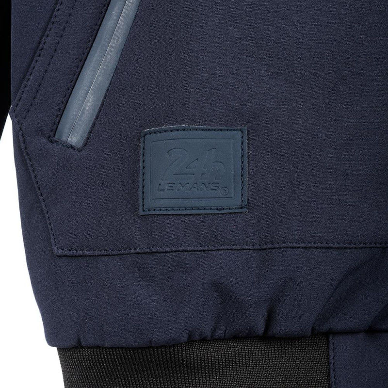 Miniature : Veste capuche Softshell bleu modèle CLASSIC 1923 de la marque  24h Le Mans