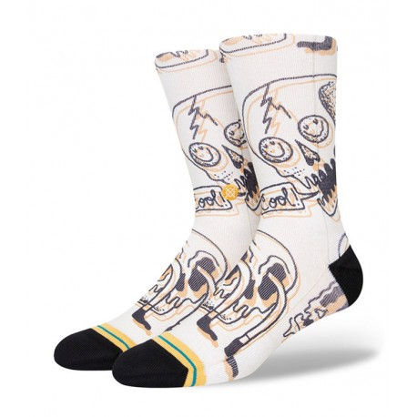 Chaussettes mi-mollet modèle Talkin Heads de la marque Stance