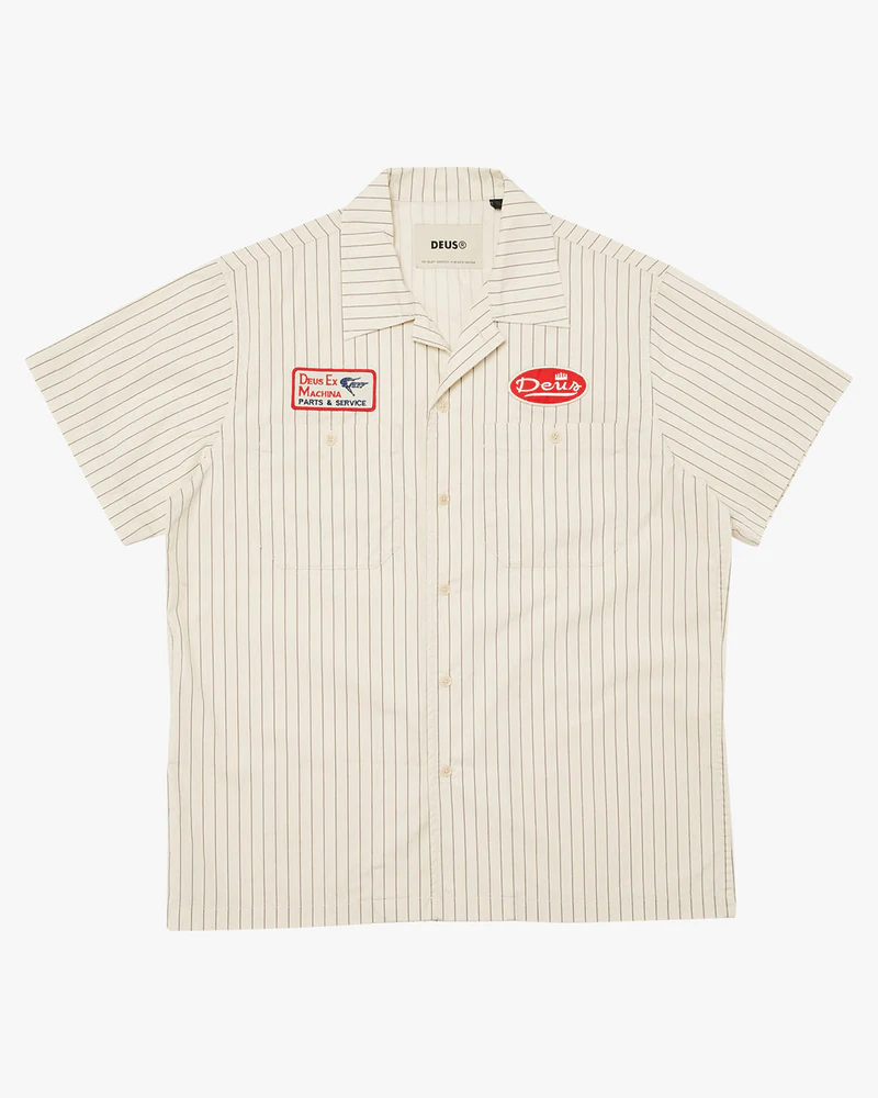 Miniature : Chemise manches courtes - FOREMAN STRIPE - Deus Ex Machina