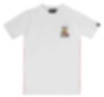 T-shirt manches courtes blanc pour homme - vu de dos