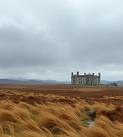 windy northern moor with ruined grand house in the distance.jpg