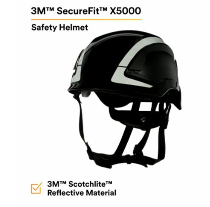 Thumbnail: 3M SecureFit Safety Helmet, Unented X5001V