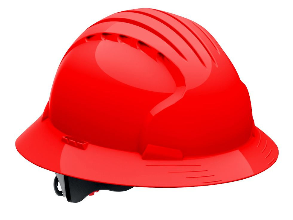 Thumbnail: PIP Evolution Deluxe 6161 Un-Vented Full Brim Hard Hat