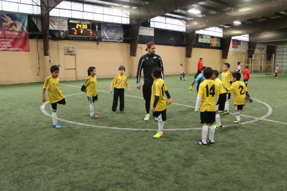 youth indoor soccer maryland