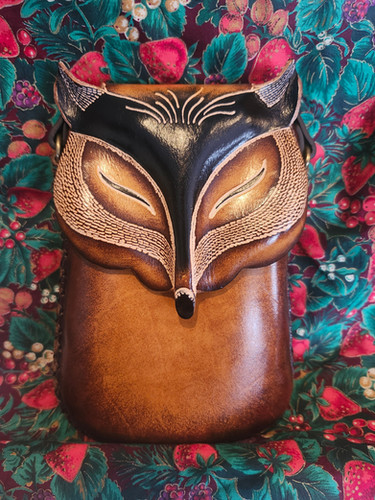 Woodland Fox Leather Handbag | SpellFire