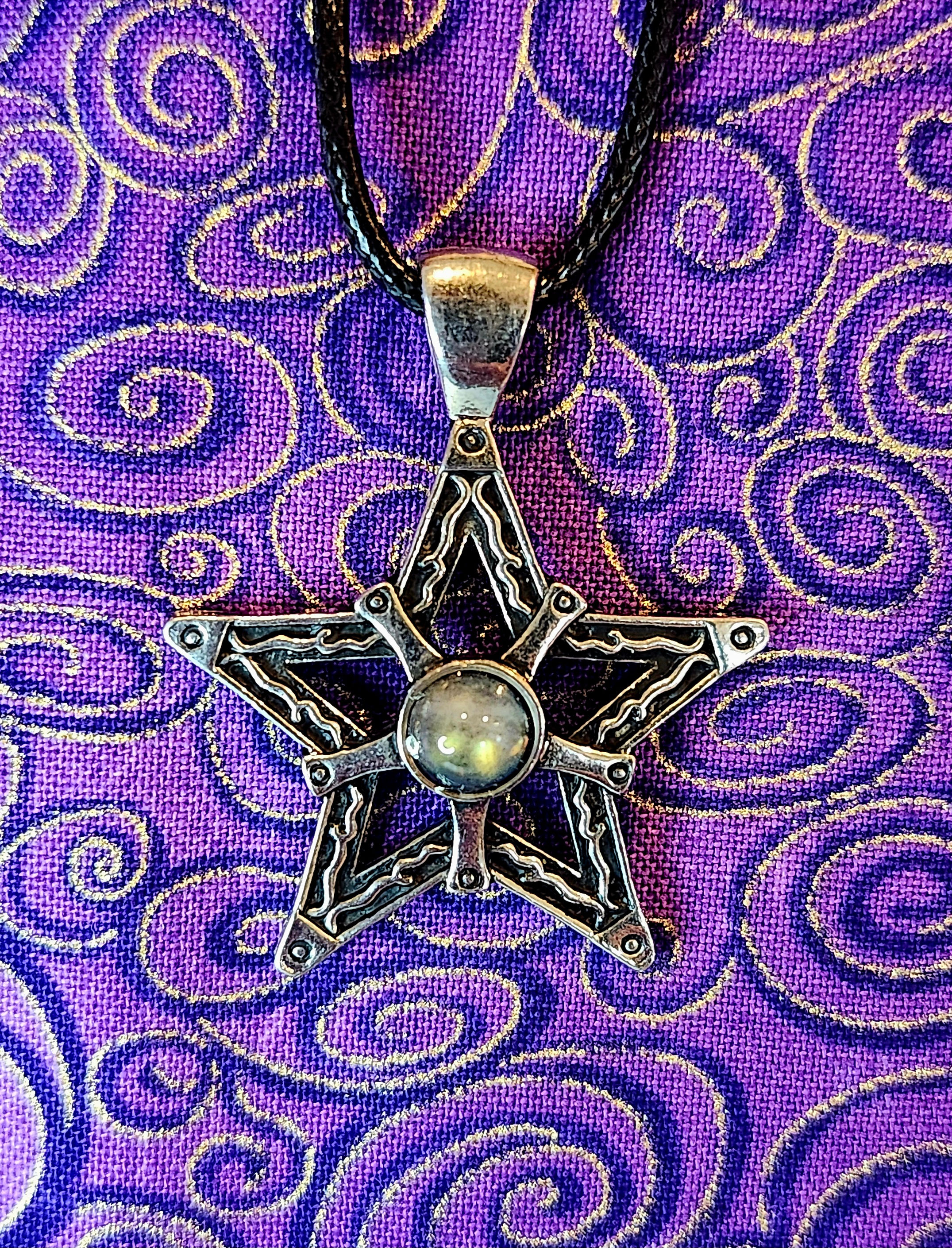 Labradorite Star Pendant