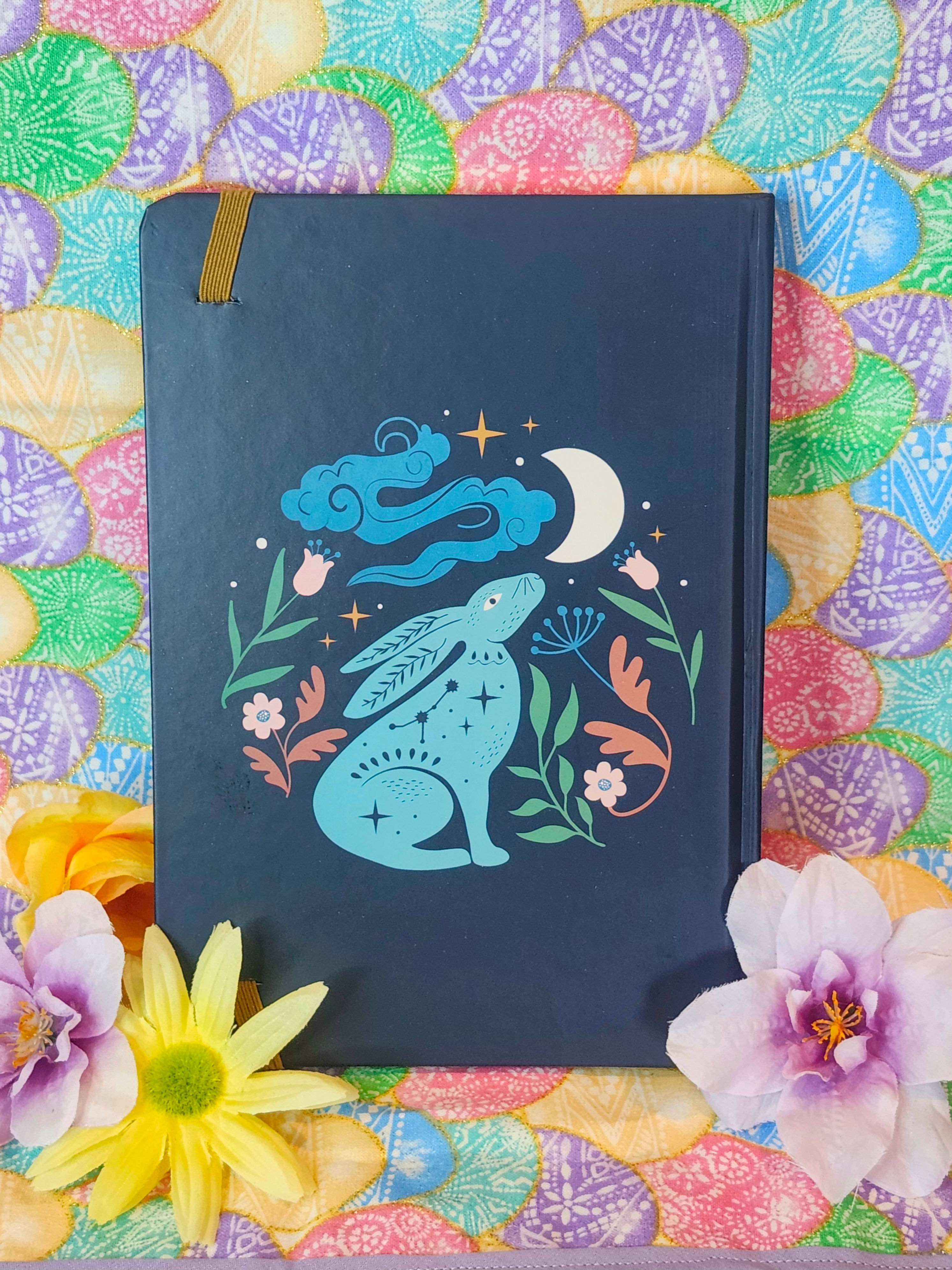 Mystical Hare Foil Page Journal 