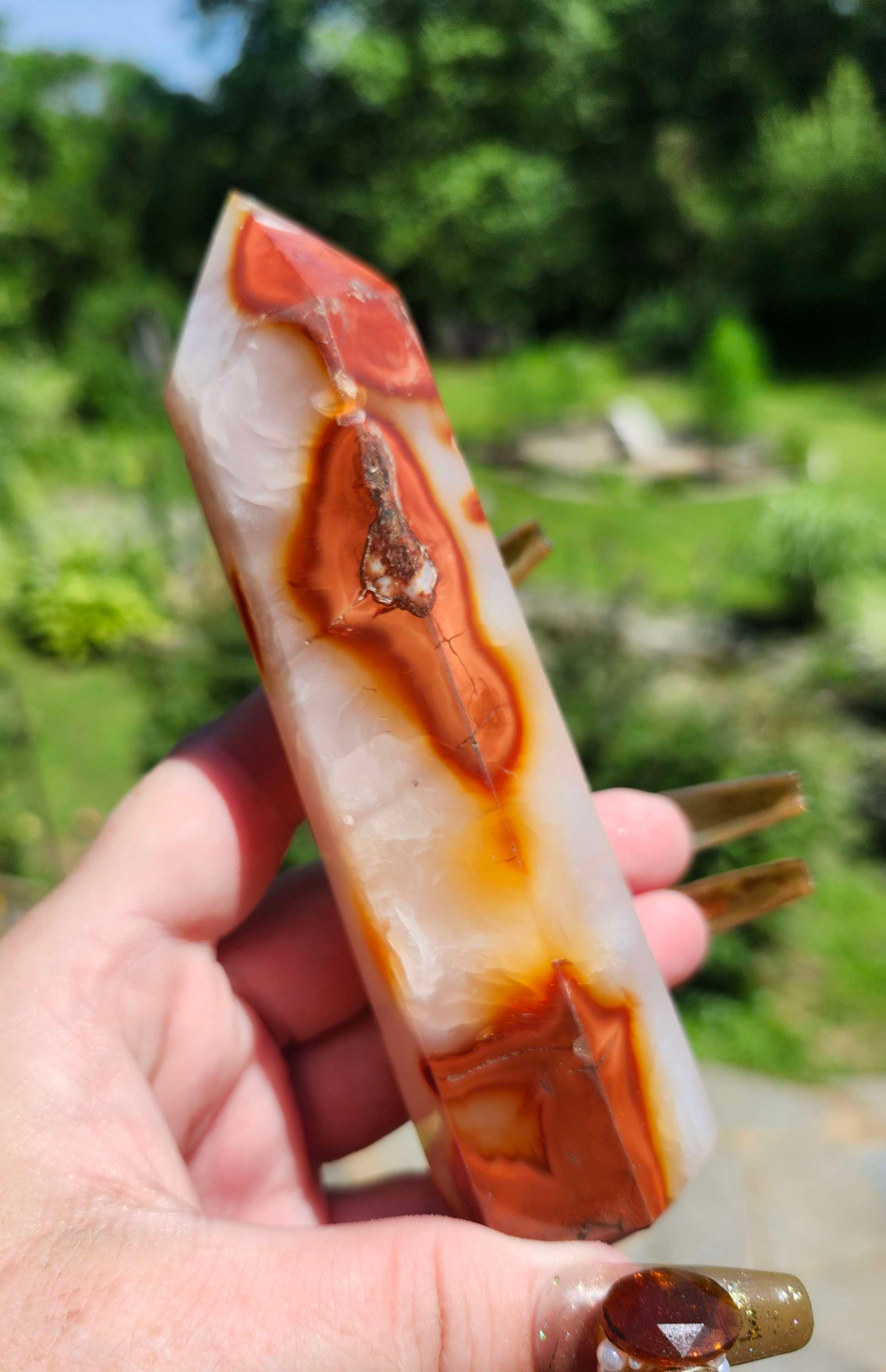 Unique Carnelian Tower Med/Lrg