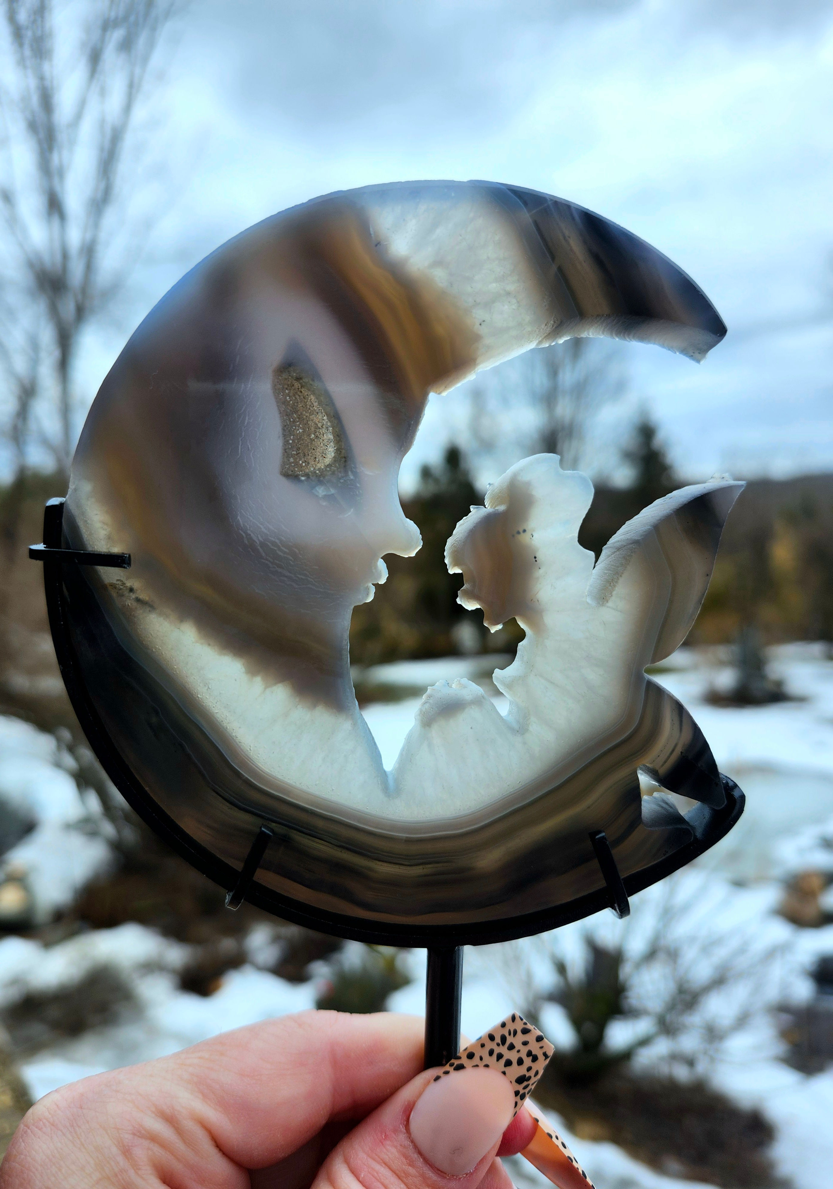 Stunning Banded Agate Fairy