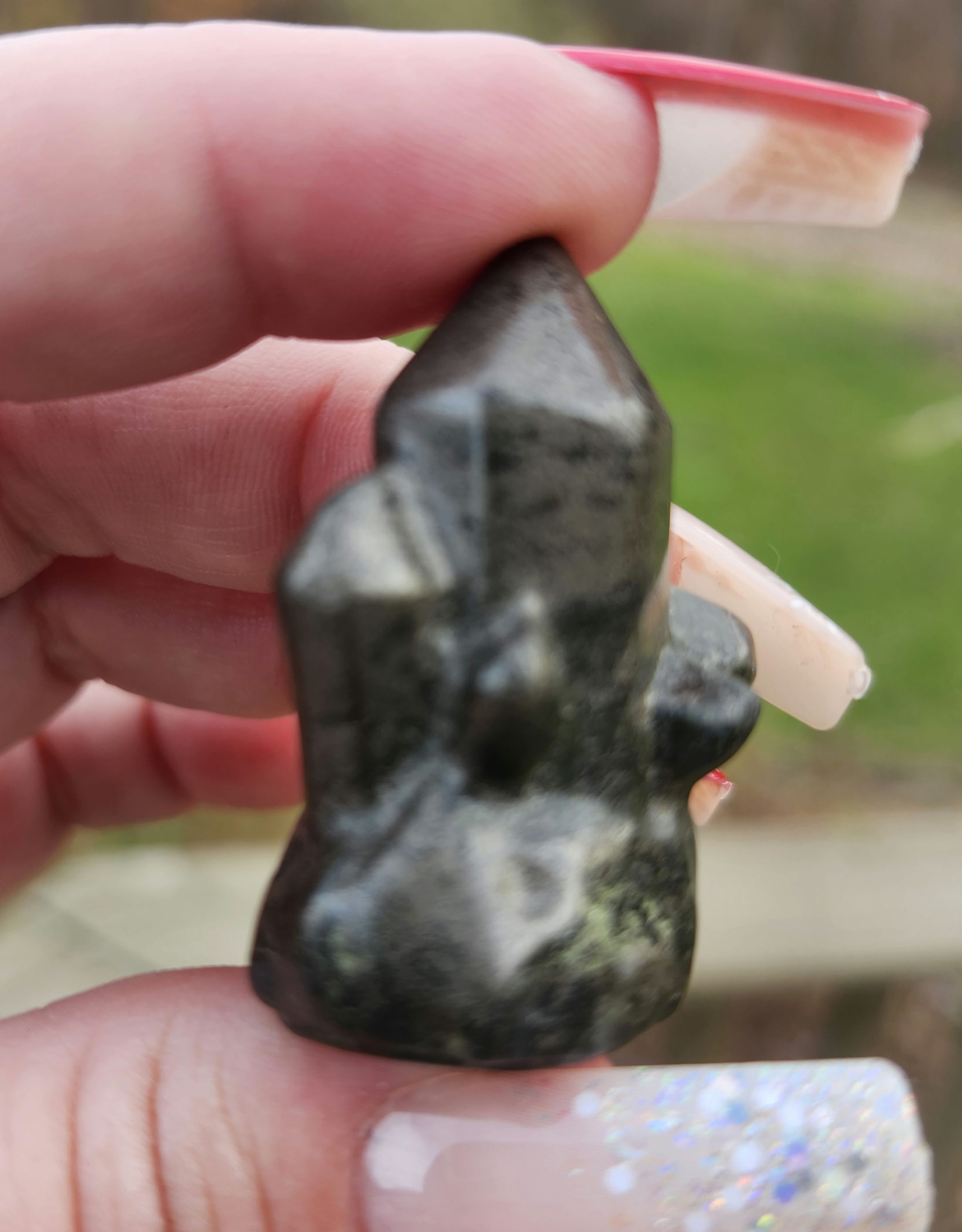 Pyrite Mini Crystal Cluster Carving 