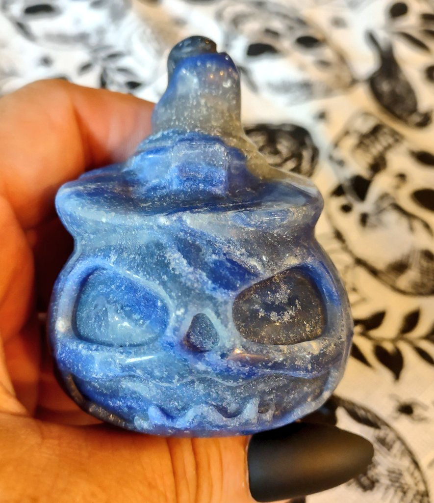 Sodalite Witch Pumpkin Med