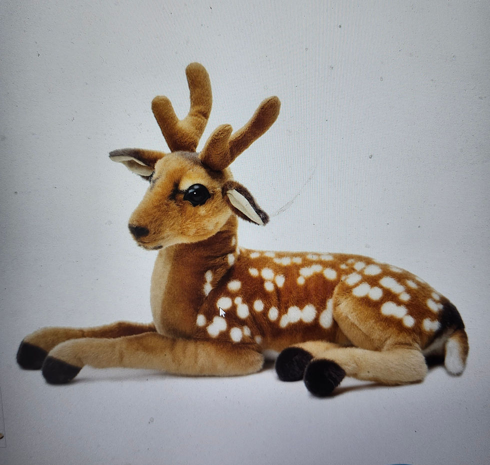Large Woodland Deer Plush 21"