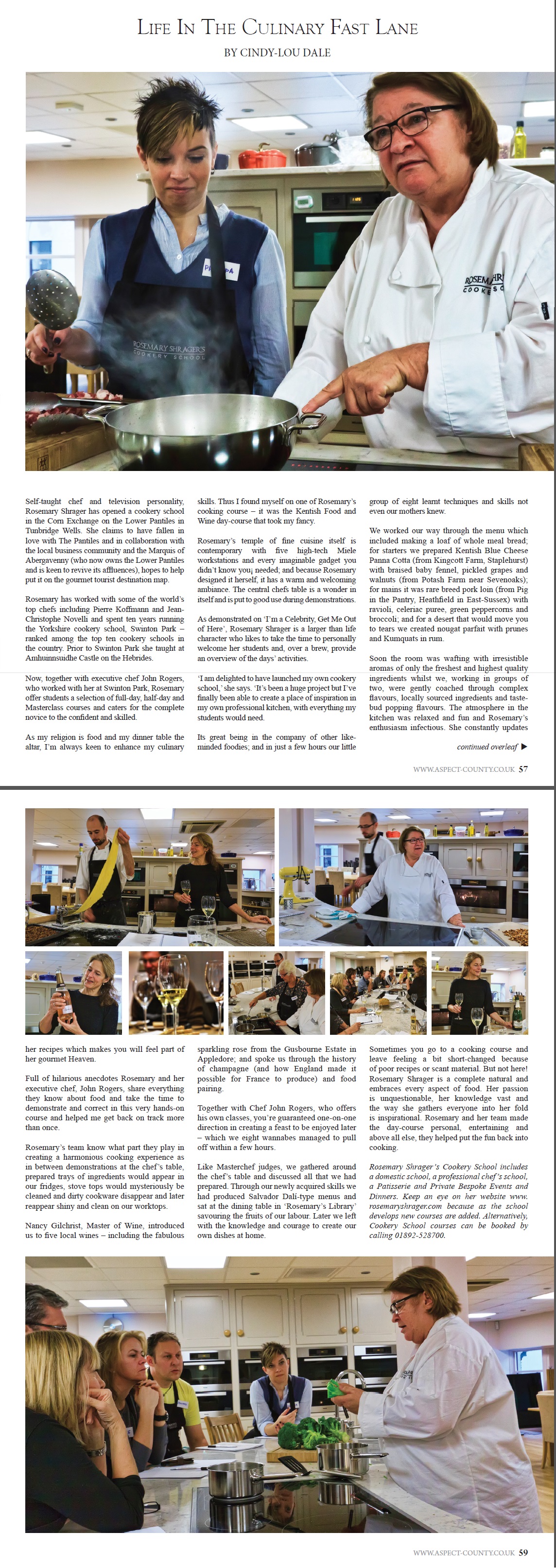 Aspect Country, UK - Rosemary Shrager Cooking School