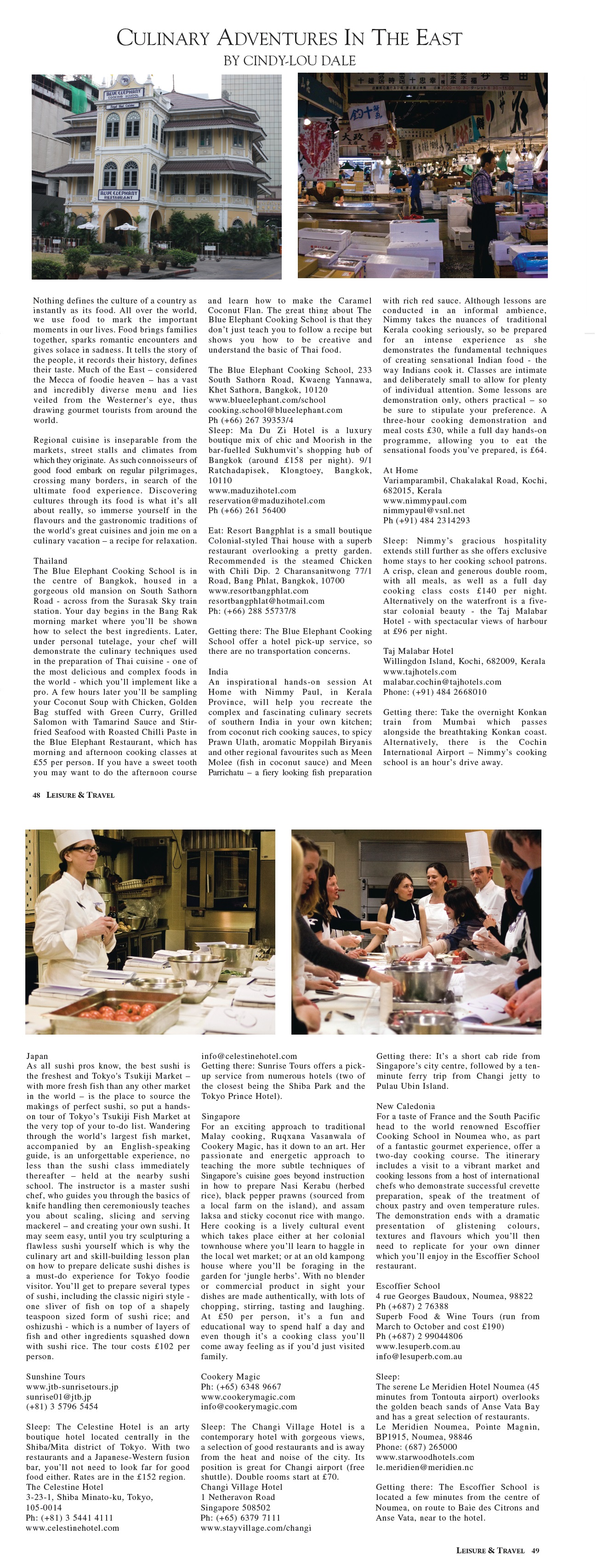 Aspect County, UK - Culinary Adventure in the East