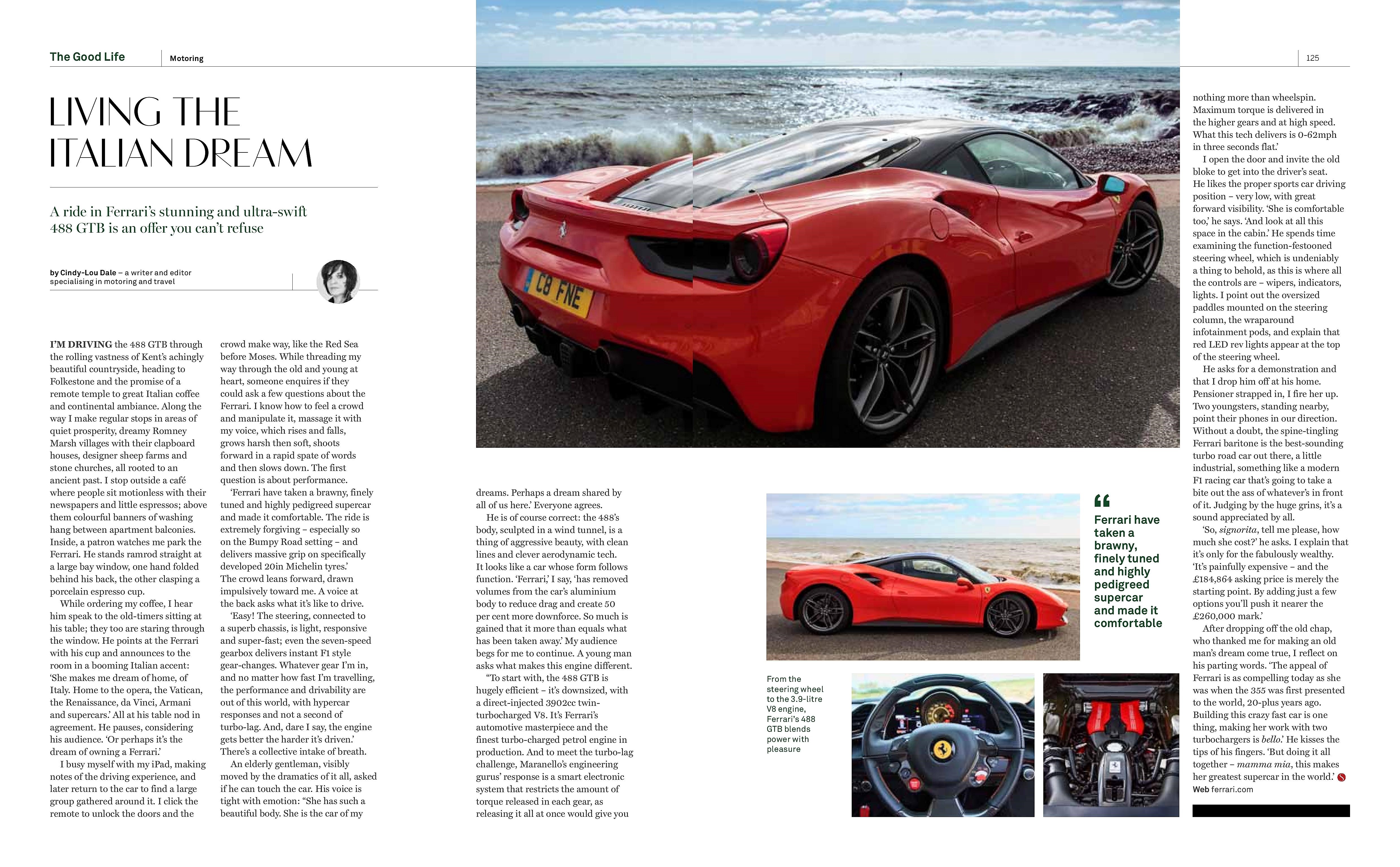 Ferrari 488, the Italian Dream