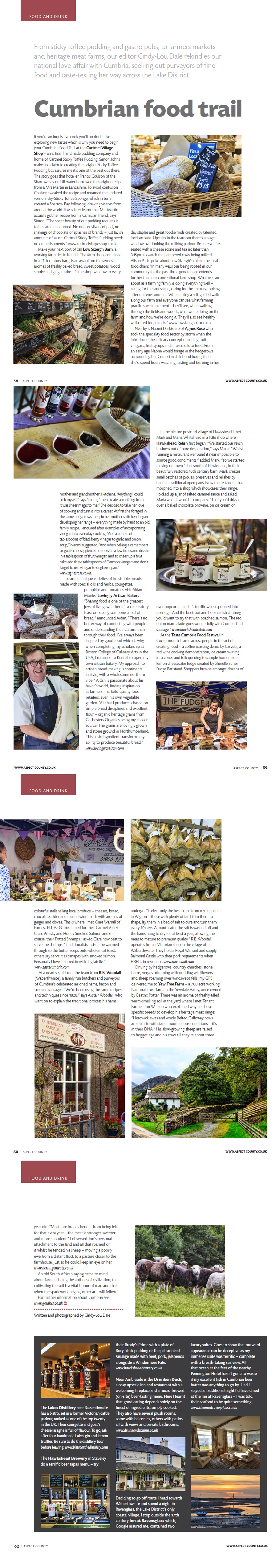 Aspect County, UK - Cumbrian Food Trail