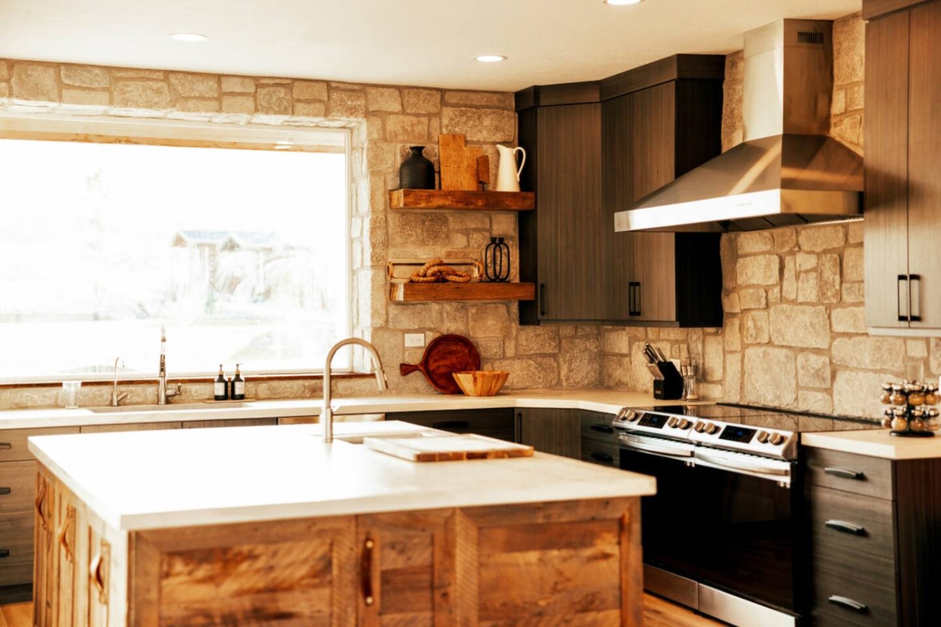 Kitchen at Thousand Lake Lodge at Capitol Reef, a group rental in Lyman, Utah