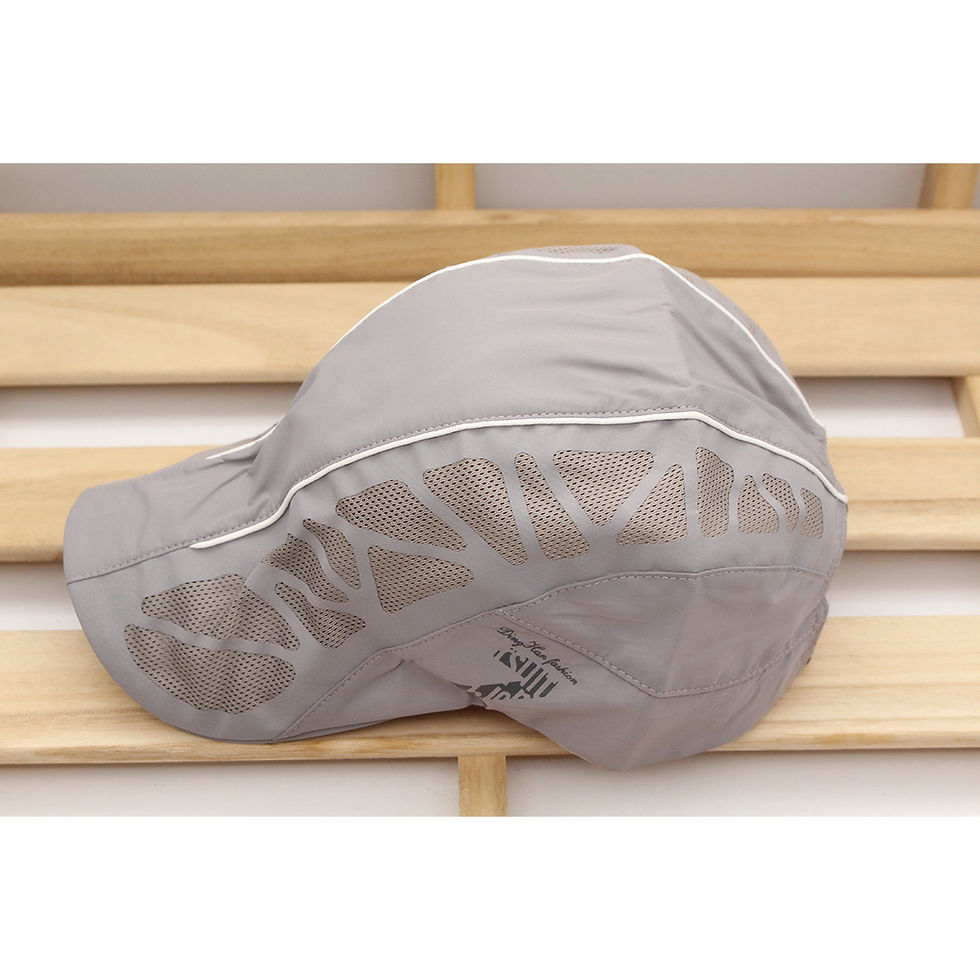 サムネイル： ハンチング帽子 速乾素材 メッシュ切り替え ラインデザイン 通気 帽子・キャップ HC14